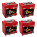 US2200XC Replaces T-105 6V Volt Deep Cycle Golf Cart, Solar, Marine, RV and Industrial Use Batteries - 4 Pack