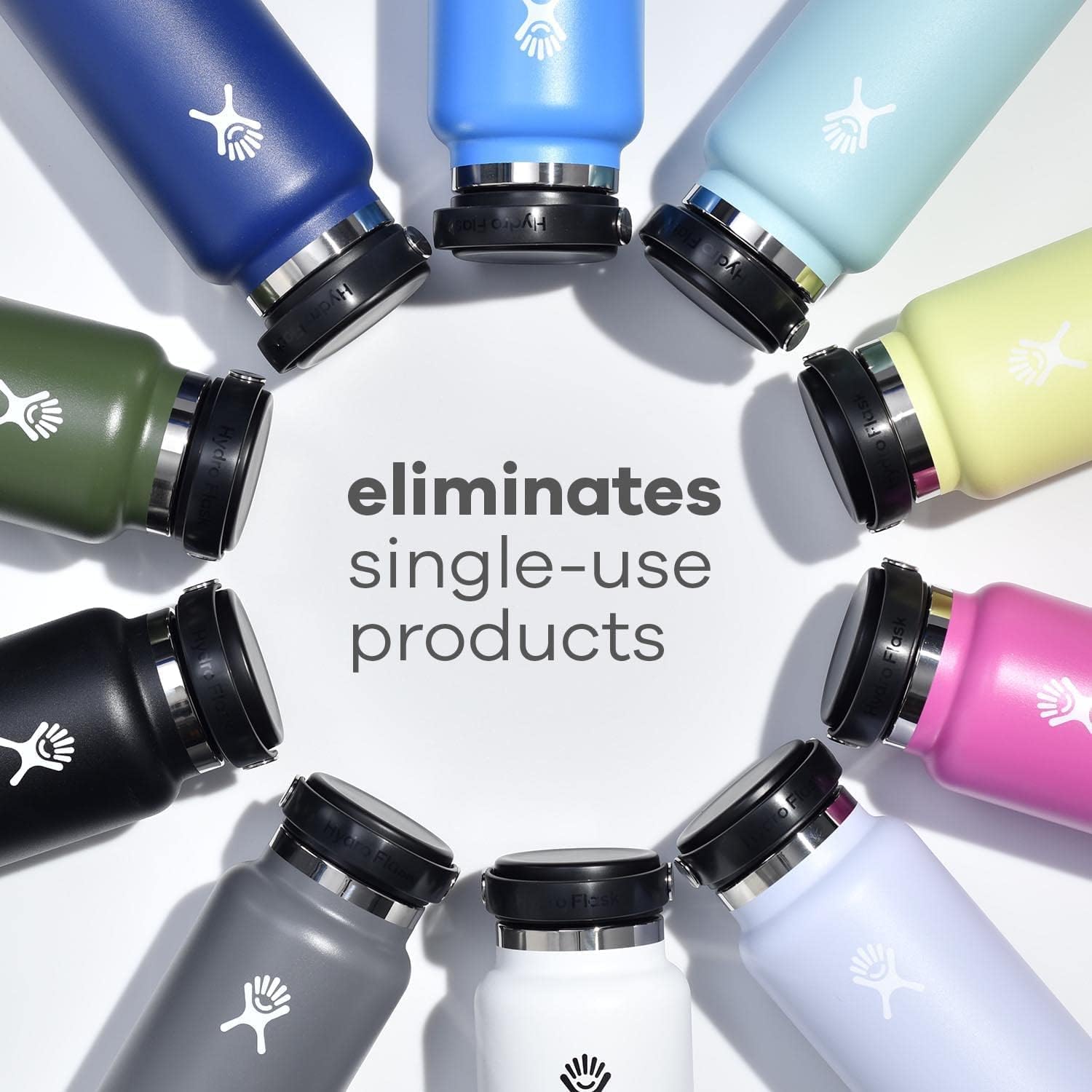 Wide Mouth Water Bottle with Flex Cap C58297