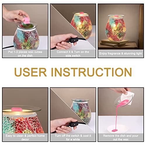 Wax Melt Warmer, Electric Scented Wax Plug-in, Fragrance Wax Burner H47695