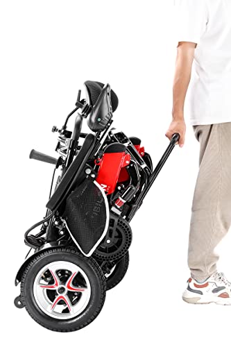 Reclining Foldable Electric Wheelchair for Adults with 25 Mile Range E45847
