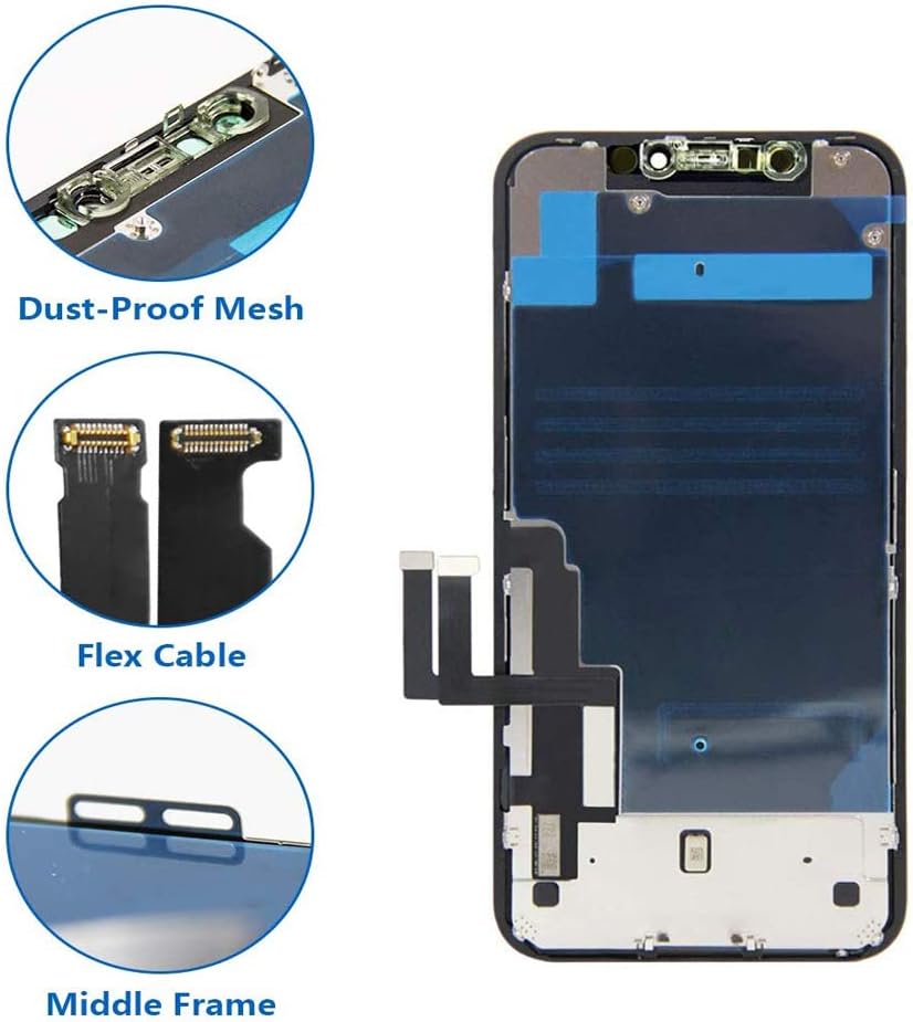 iPhone 11 Screen Replacement 6.1 Inch with Repair Tools and Screen Protector D763104
