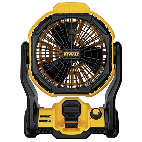 DEWALT 20V MAX Cordless Fan for Jobsite, 11-Inch, Tool Only (DCE511B)
