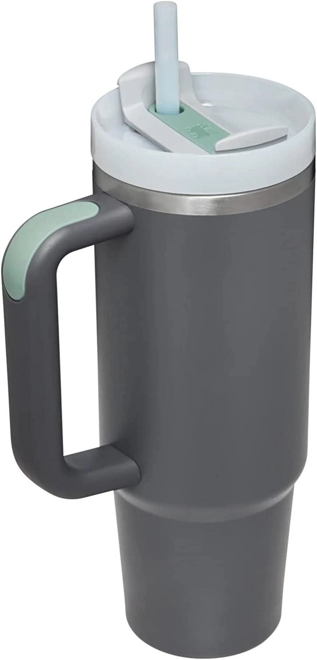 30 oz Insulated Tumbler with Straw, Charcoal E202