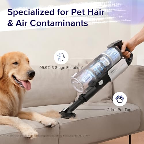 Cordless Stick Vacuum Cleaner with Tangle-Resistant Design, 50 Min Runtime N80748