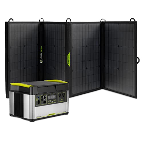 Goal Zero Yeti Portable Power Station - Yeti 1000X w/ 983 Watt Hours Battery Capacity, USB Ports & AC Inverter - Rechargeable Solar Generator for Camping, Travel, Outdoor Events, Off-Grid & Home Use