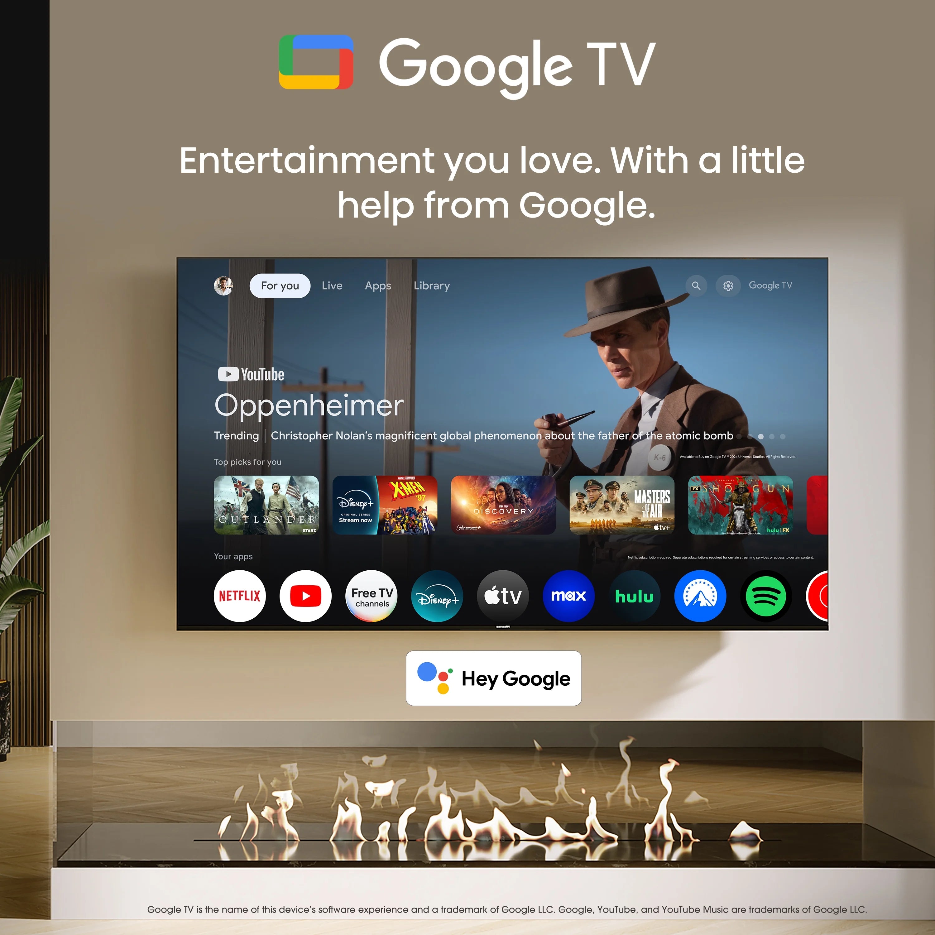 65-Inch 4K UHD Smart TV with AI Upscaler and Voice Remote Z96409
