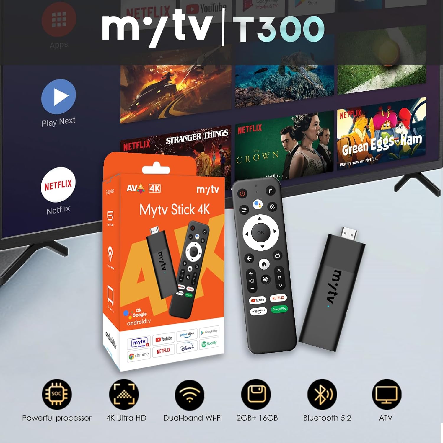 4K Smart TV Stick with Voice Remote G1848