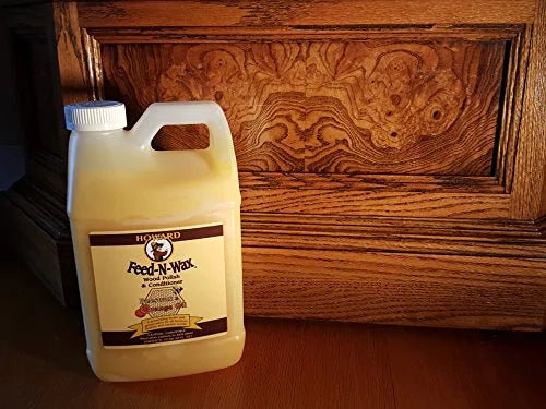 Wood Furniture Polish and Conditioner, Beeswax, 64 oz D613968