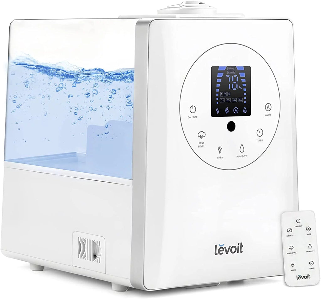 Warm and Cool Mist Humidifier, 6L, 753 sq ft R454