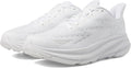 Hoka Women's Clifton 9 Sneaker, White/White, 6 Wide
