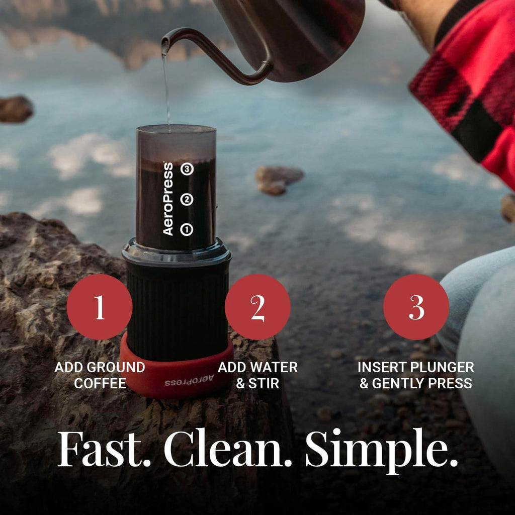 Travel Coffee Press Kit - 3-in-1 Portable Coffee Maker for Camping P9269