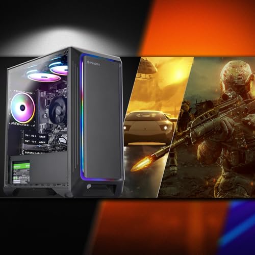 Gaming Desktop PC with AMD Ryzen 7, 1TB SSD, 16GB RAM D879
