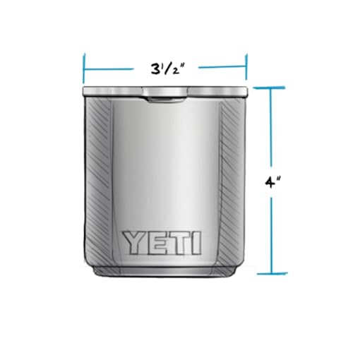 Vacuum Insulated Stainless Steel Stackable Lowball with Lid, 10 oz V4889