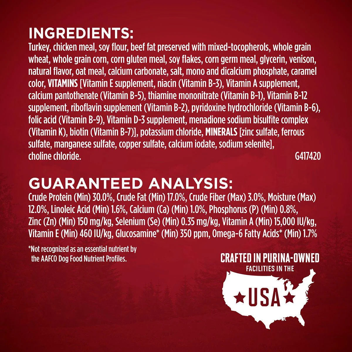 Adult Dry Dog Food Turkey and Venison Recipe B503