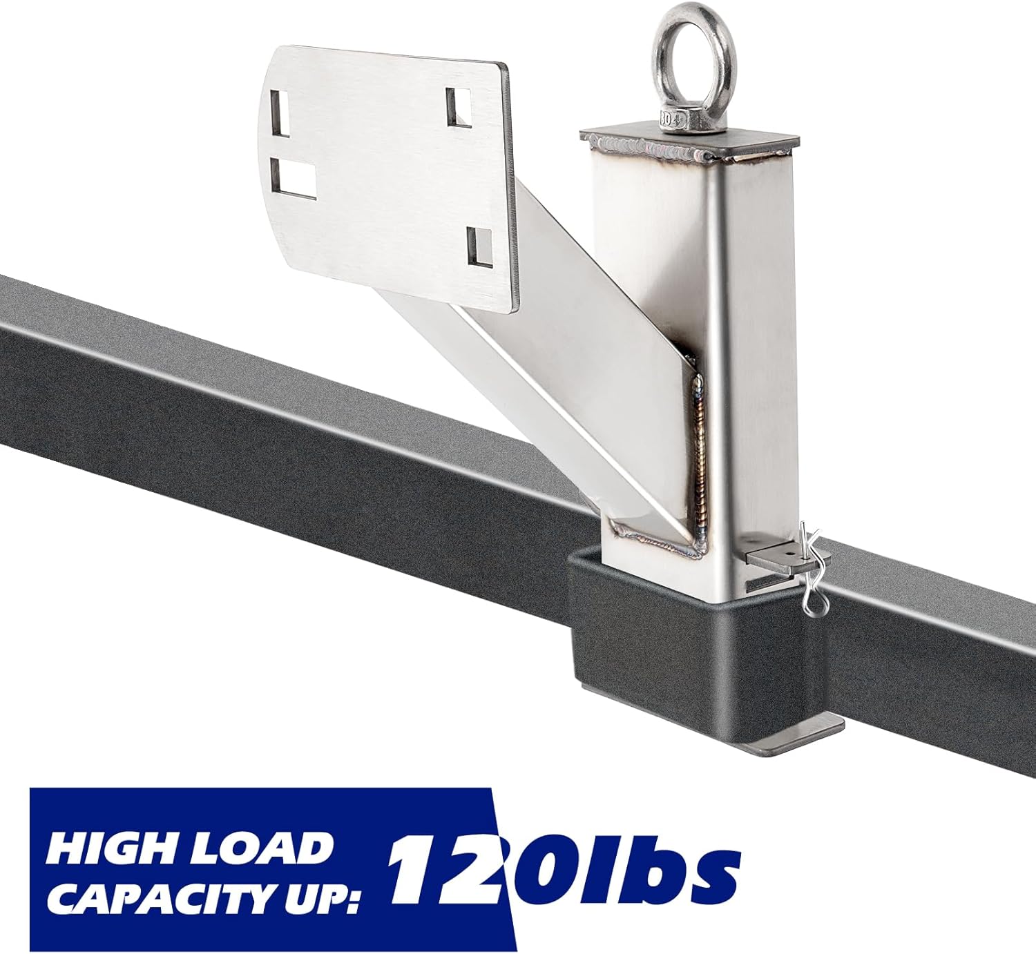 Spare Tire Carrier Mount for Trailer Wheels, Fits 4 to 6 Lugs Q777833