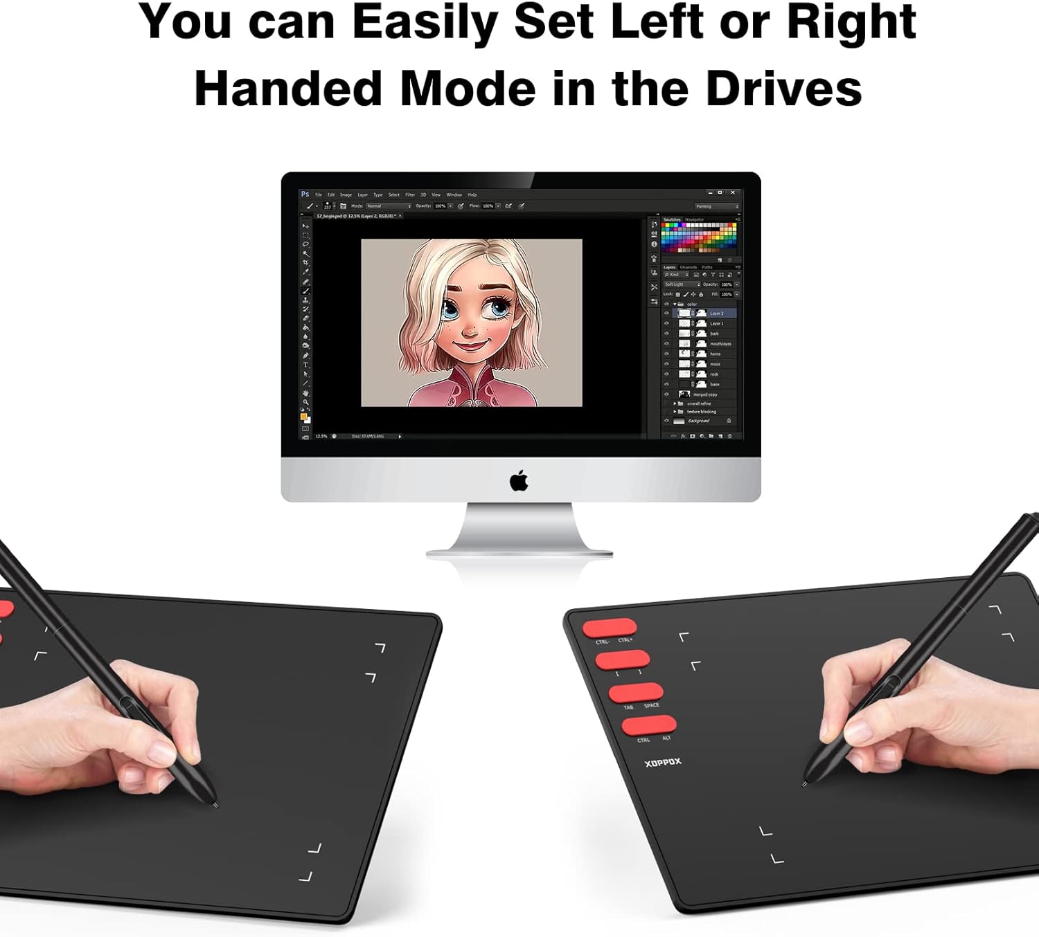 Graphics Drawing Tablet with 8 x 6 Inch Active Area and 8192 Level Pen K115593