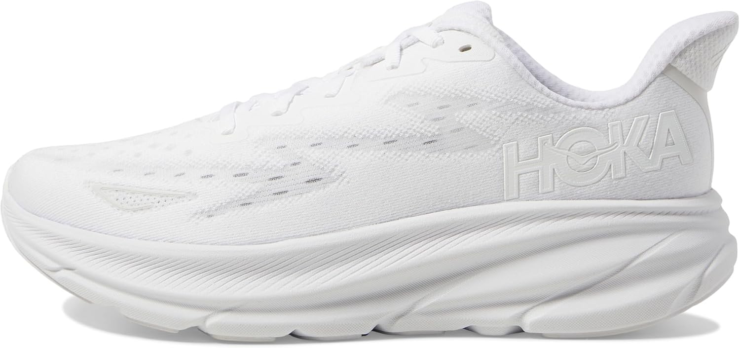 Women's Clifton 9 Sneaker, White, Wide L62601
