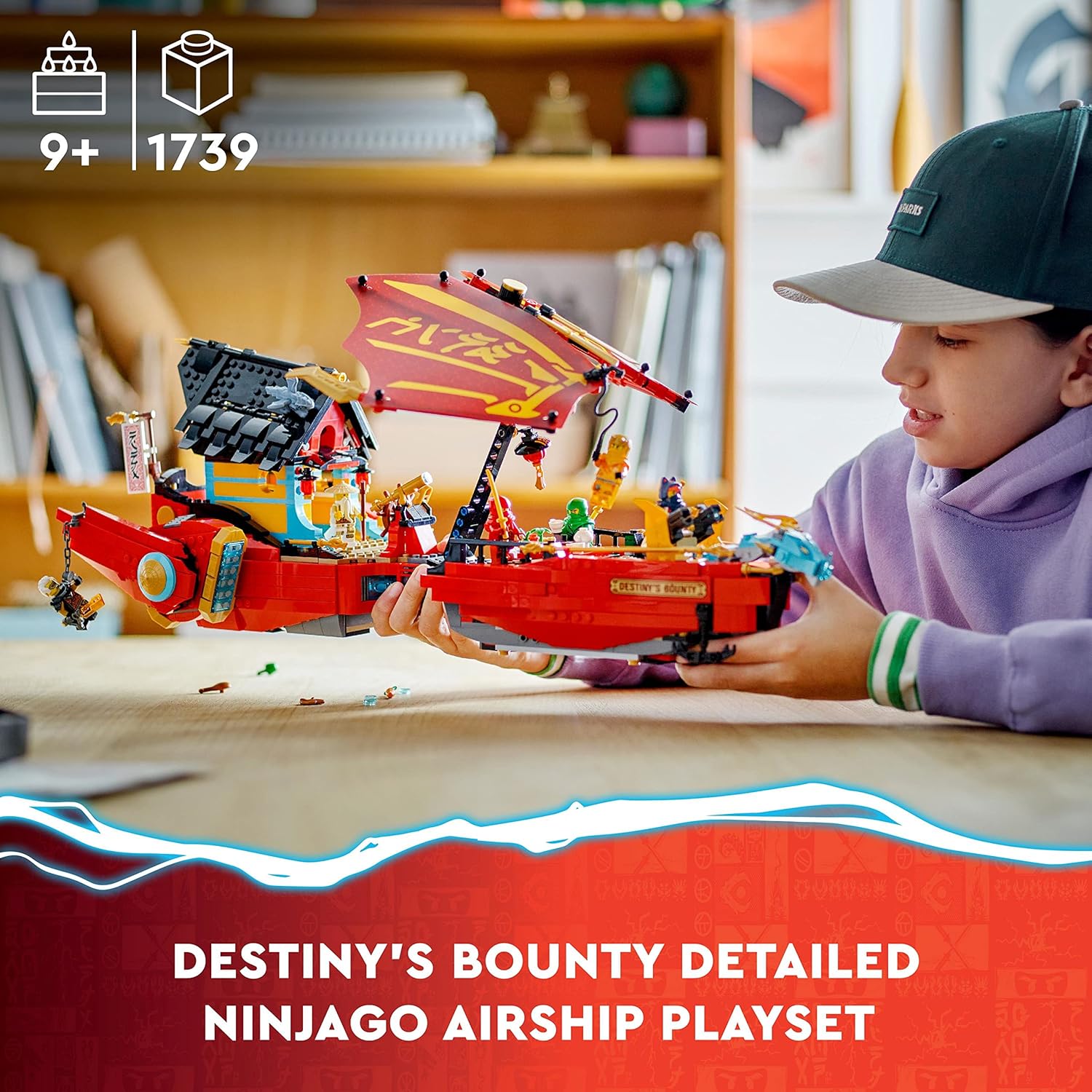 Ninjago Aerial Battleship Bounty Building Set W17042