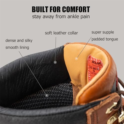 Men's Heavy Duty Steel Toe Work Boots X578518
