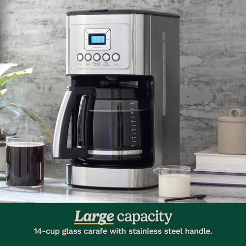 14-Cup Coffee Maker with Glass Carafe, Stainless Steel W5053