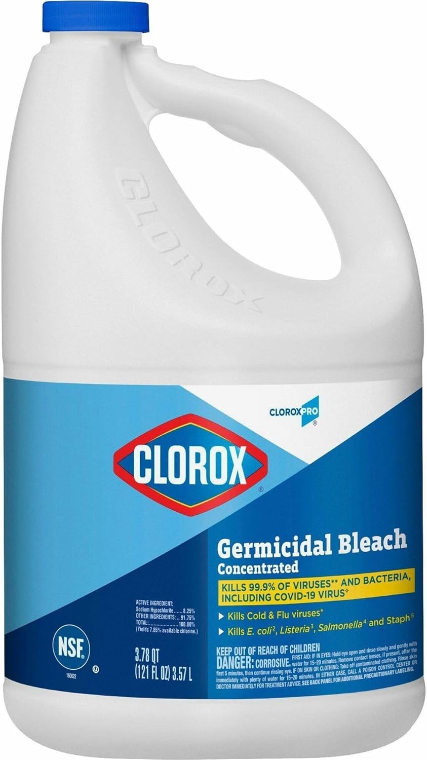 Clorox Original Liquid bleach 64 oz - 2 Pack (128 oz Total)