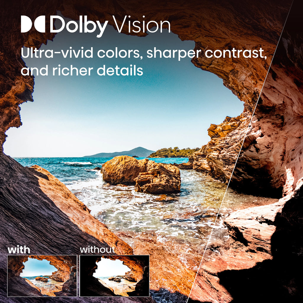65-Inch 4K UHD Smart TV with AI Upscaler and Voice Remote Z96409