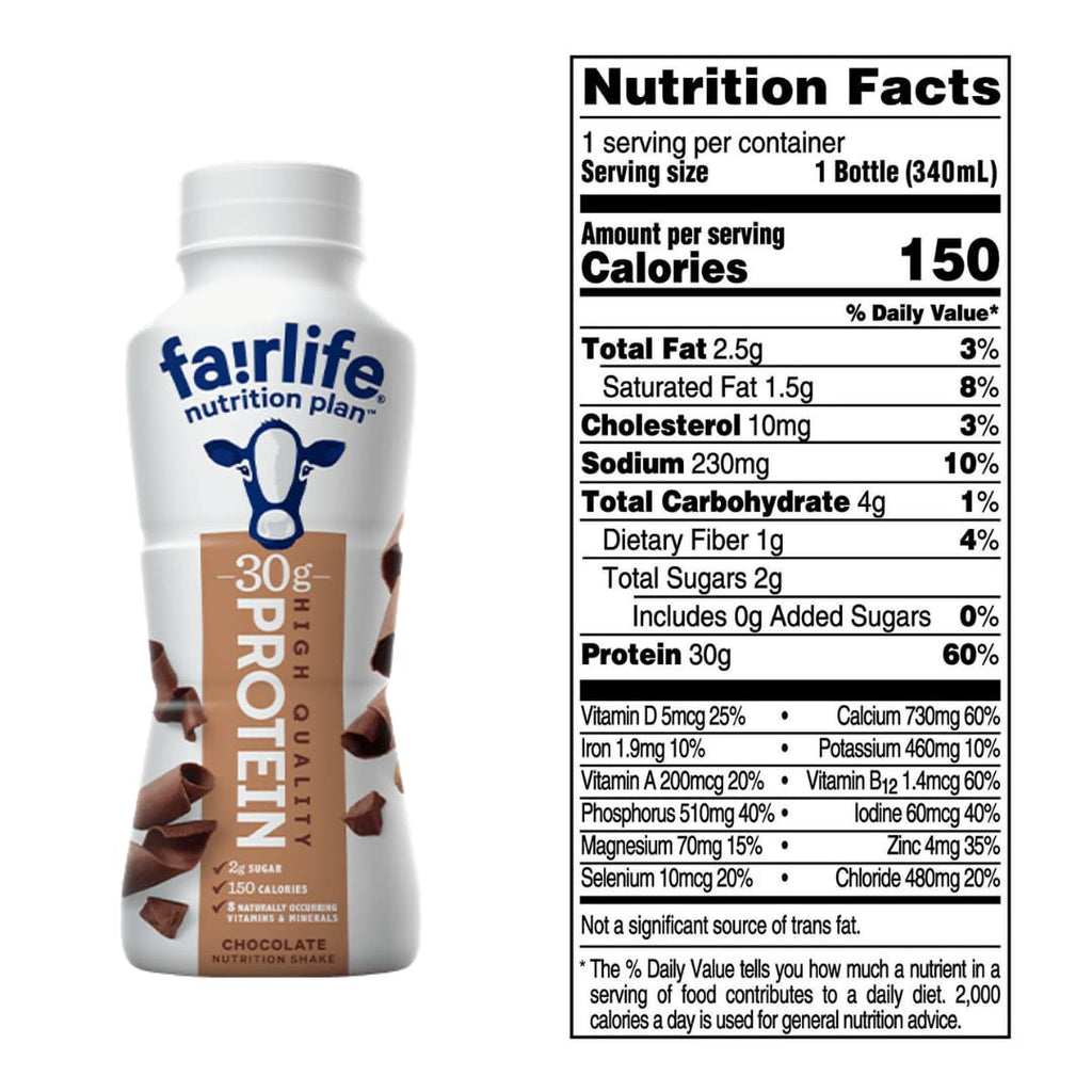 High Protein Shake Variety Pack - Chocolate & Vanilla - 11.5 Fl Oz (12 Pack) D252