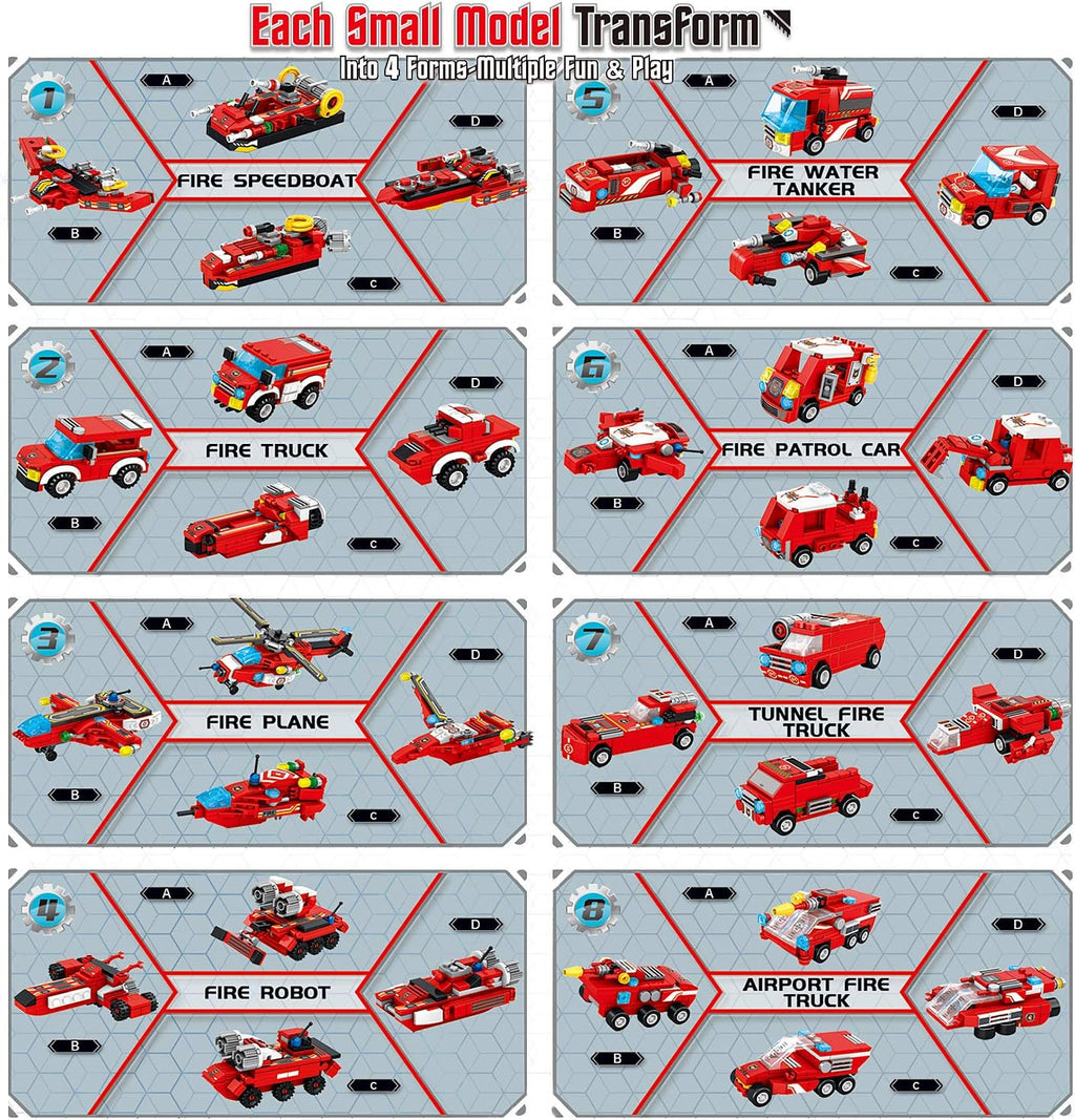 Building Toys for Boys Age 6-10+, 836 PCS Construction Truck Blocks STEM Educational Kit V934