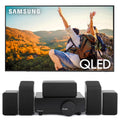 Samsung QN50Q60CAFXZA 50" QLED 4K Quantum HDR Smart TV with a Platin MONACO-5-1-2-SOUNDSEND 5.1.2Ch Speakers with WiSA SoundSend (2023)