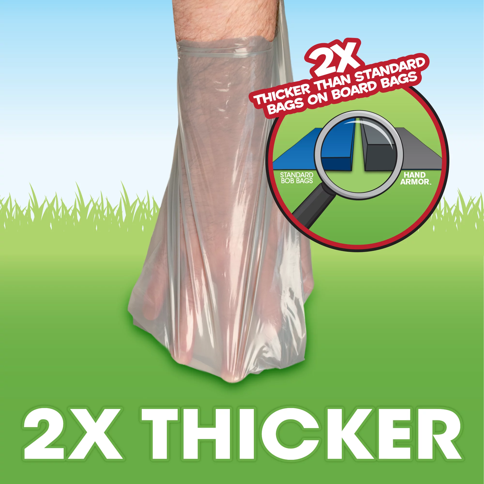 Dog Poop Bags, Extra Thick with Easy Tie Handles, 200 Count O830366