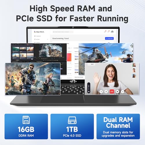 15.6" IPS FHD Laptop, Intel 6 Core i3, 8GB RAM 256GB SSD, Backlit Keyboard, Fingerprint, Win 11 N234426