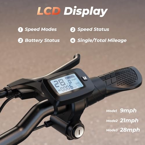Electric Scooter with Seat, Long Range, Adjustable Handlebar, Dual Suspension J439