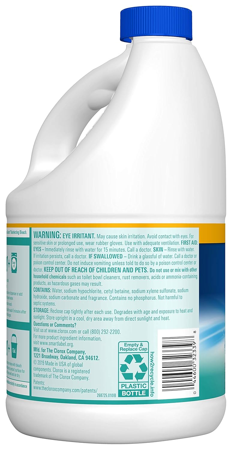 Concentrated Bleach, Clean Linen, 77 Ounce Bottle R193221