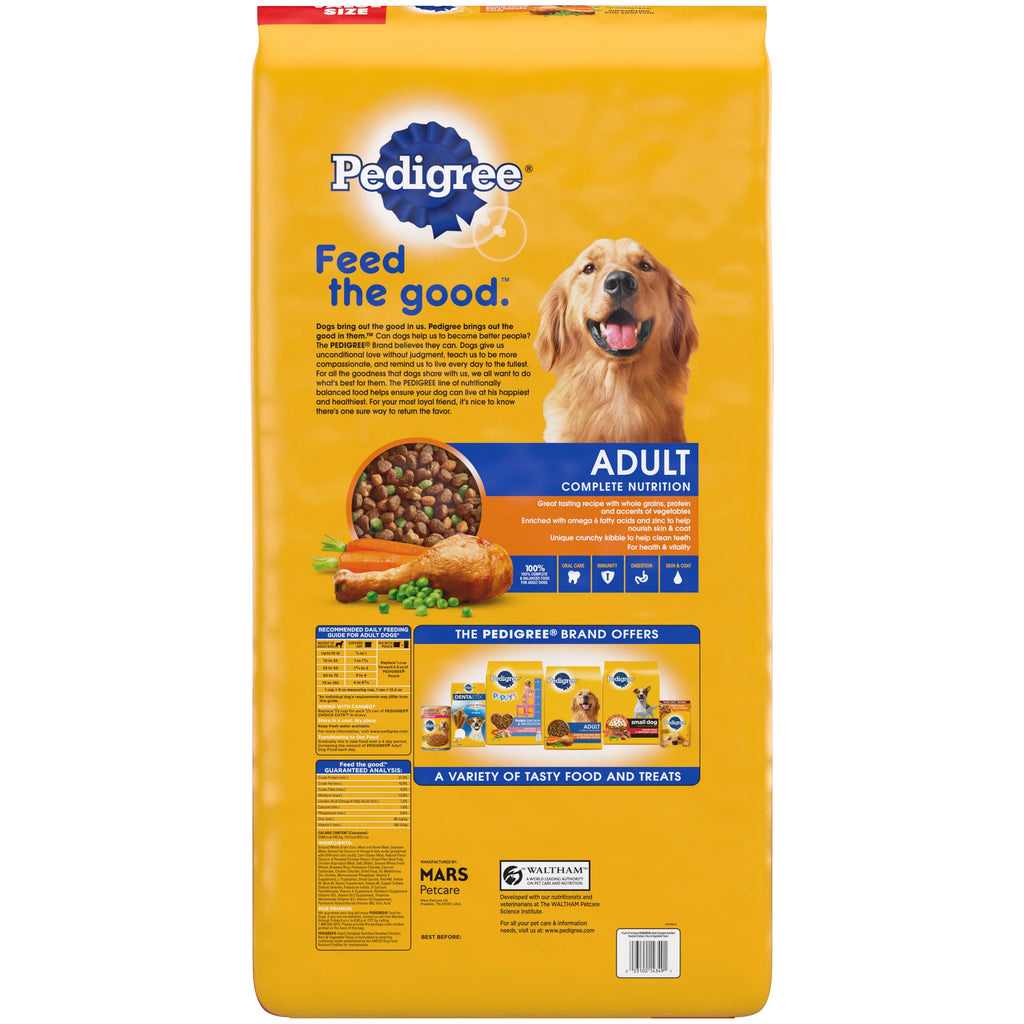 Adult Dry Dog Food Roasted Chicken, Rice & Vegetable Flavor, 44 lb Z449970