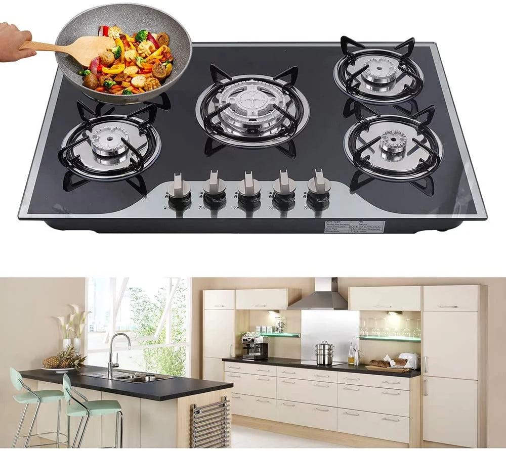 5 Gas Hobs Built-in Kitchen Cooker M30294