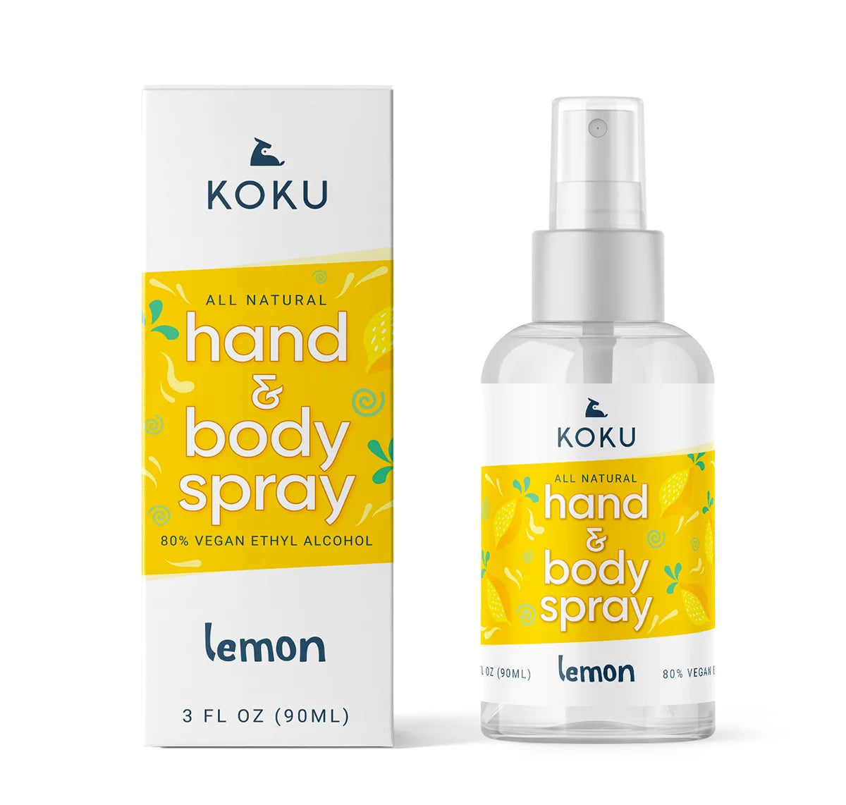 Citrus Hand & Body Spray Variety Pack, 3 Travel-Size Bottles T3186
