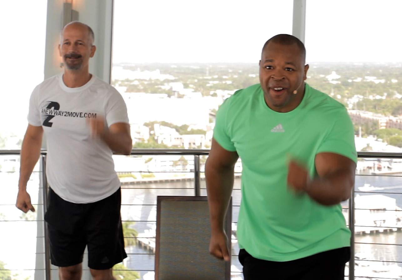 Low Impact Fat Burning Workout for Seniors and Beginners with Resistance Band P60286