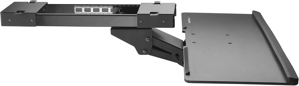 Under Desk Keyboard Tray, 26.4" Wide, Adjustable Ergonomic Slide-Out Shelf I87798