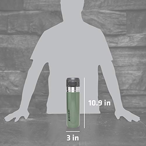 Insulated Stainless Steel Water Bottle 36 oz with Push Button Lid A883