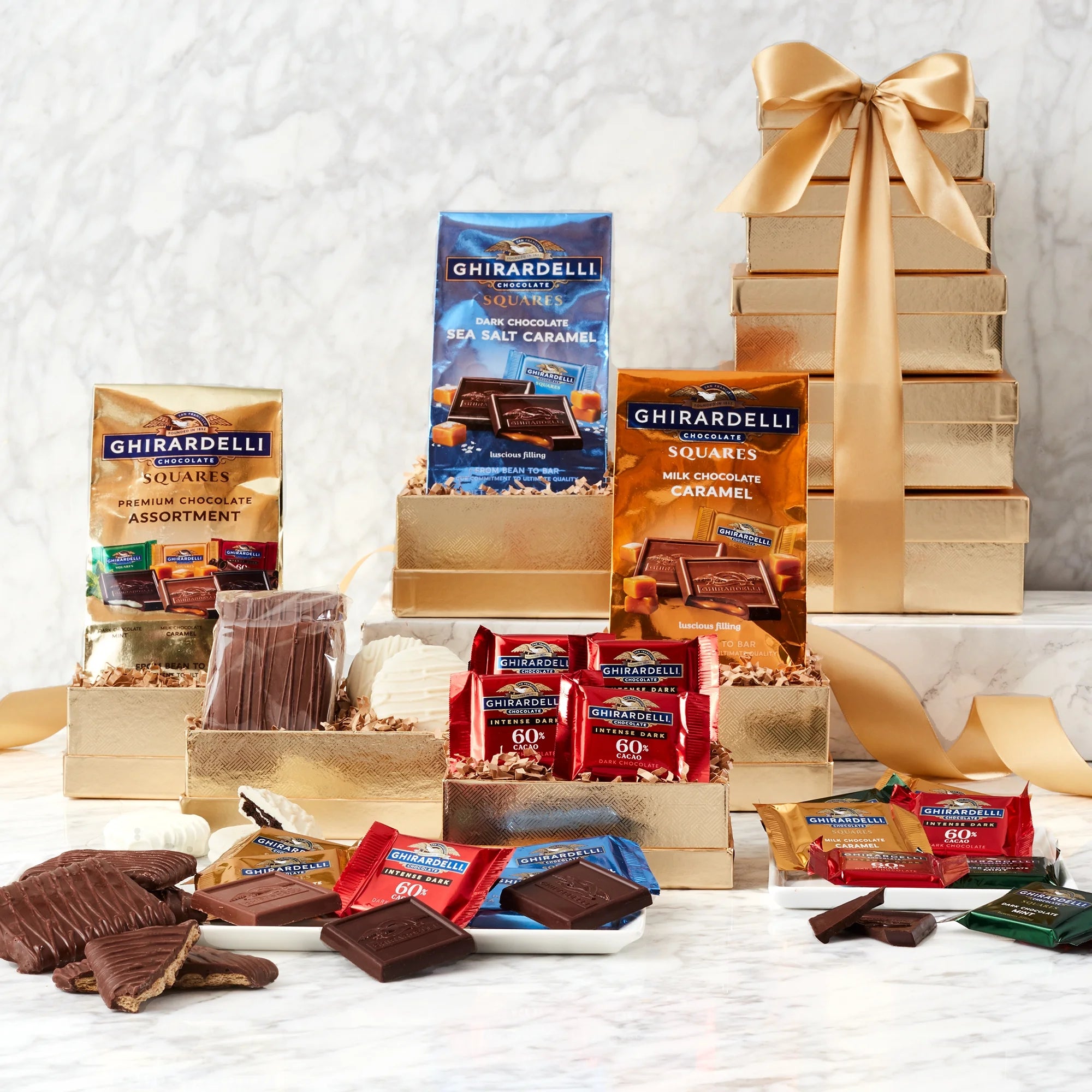 The Ultimate Collection Fine Chocolates and Treats Gift Tower | Christmas Gift Idea