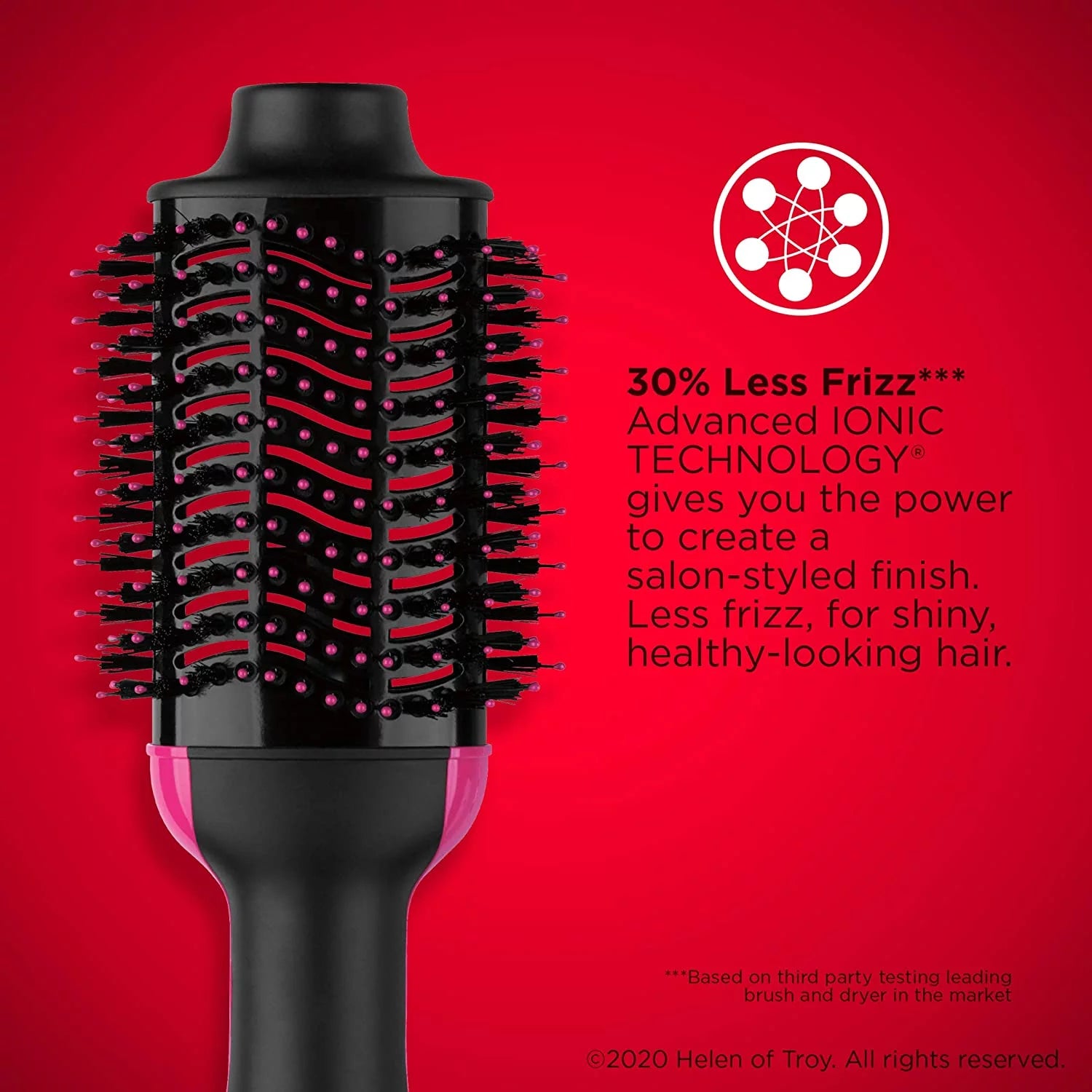 Hot Air Brush for Hair Drying and Volumizing, Black B143816