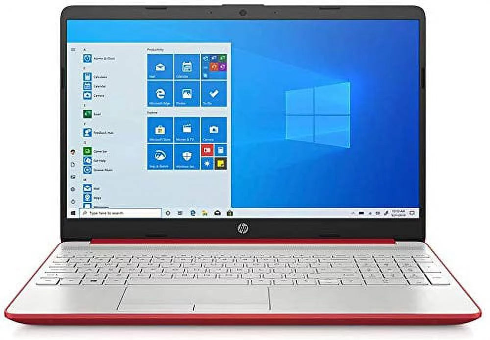 2022 HP Laptop | 15.6" HD Display | Intel Quad-Core Pentium Silver N5000 | 8GB RAM 512GB SSD | Intel UHD Graphics 605 | HD Webcam | Bluetooth | RJ-45 | USB-C | HDMI | Windows 10 Pro | Scarlet Red