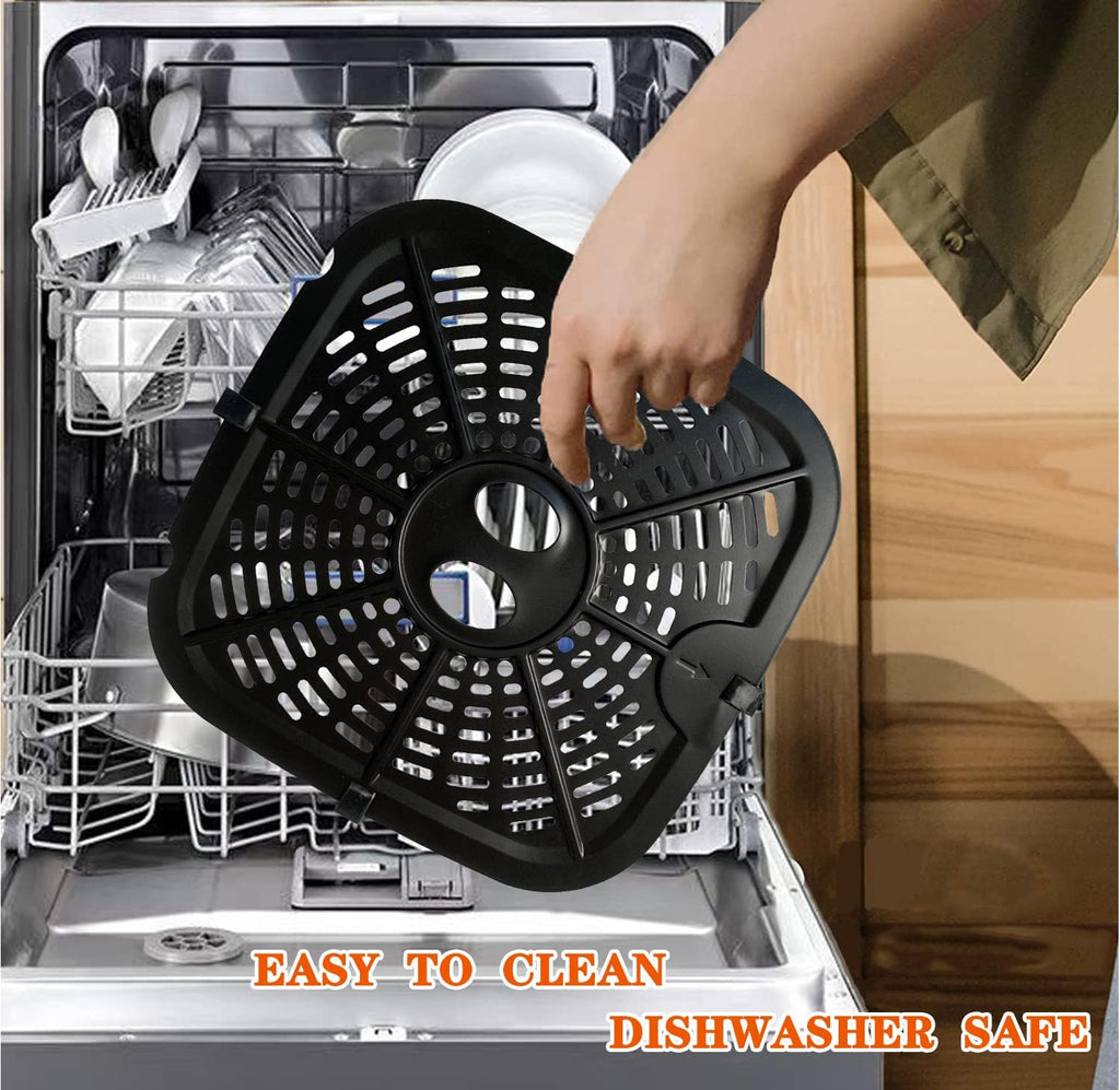 Air Fryer Replacement Crisper Tray, 9.6 Inch Double-Layer Coating Grill Plate W558635
