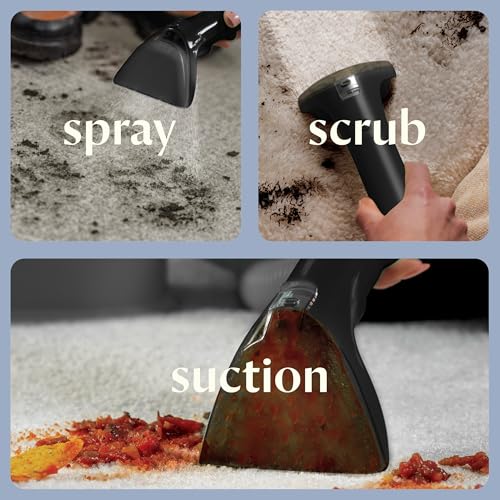 Portable Carpet and Upholstery Deep Cleaner with Self-Cleaning Tool I1884