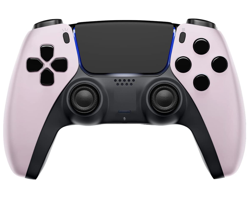 MODDEDZONE Wireless Controller for PS5 with Exclusive and Unique Designs Compatible with PlayStation 5 and PC - The Ideal Christmas Gift for Gaming Enthusiasts - Expertly Crafted in USA(Soft Sakura)