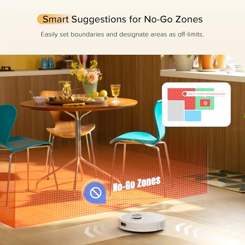 Robot Vacuum with Self-Empty Dock, 5500 Pa Suction, LiDAR Navigation S624100