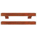 60 in. The Shenandoah Shelf or Mantel Shelf Medium Finish - Rustic Distressed