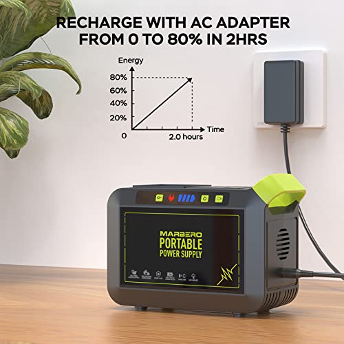 Portable Power Station 88Wh Camping Lithium Battery Solar Generator with AC Outlet S182630