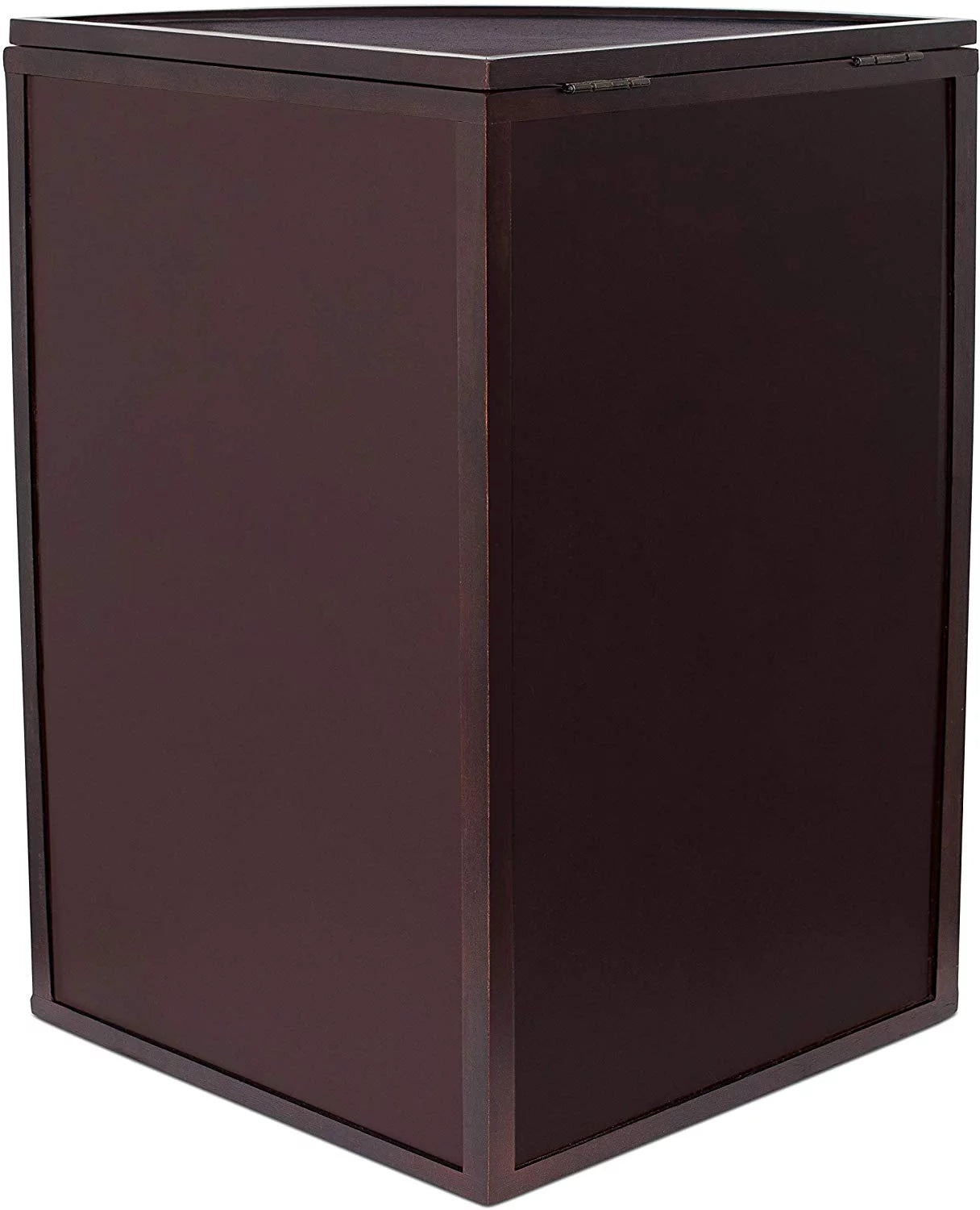 Compact Corner Laundry Hamper with Lid - Black N4413