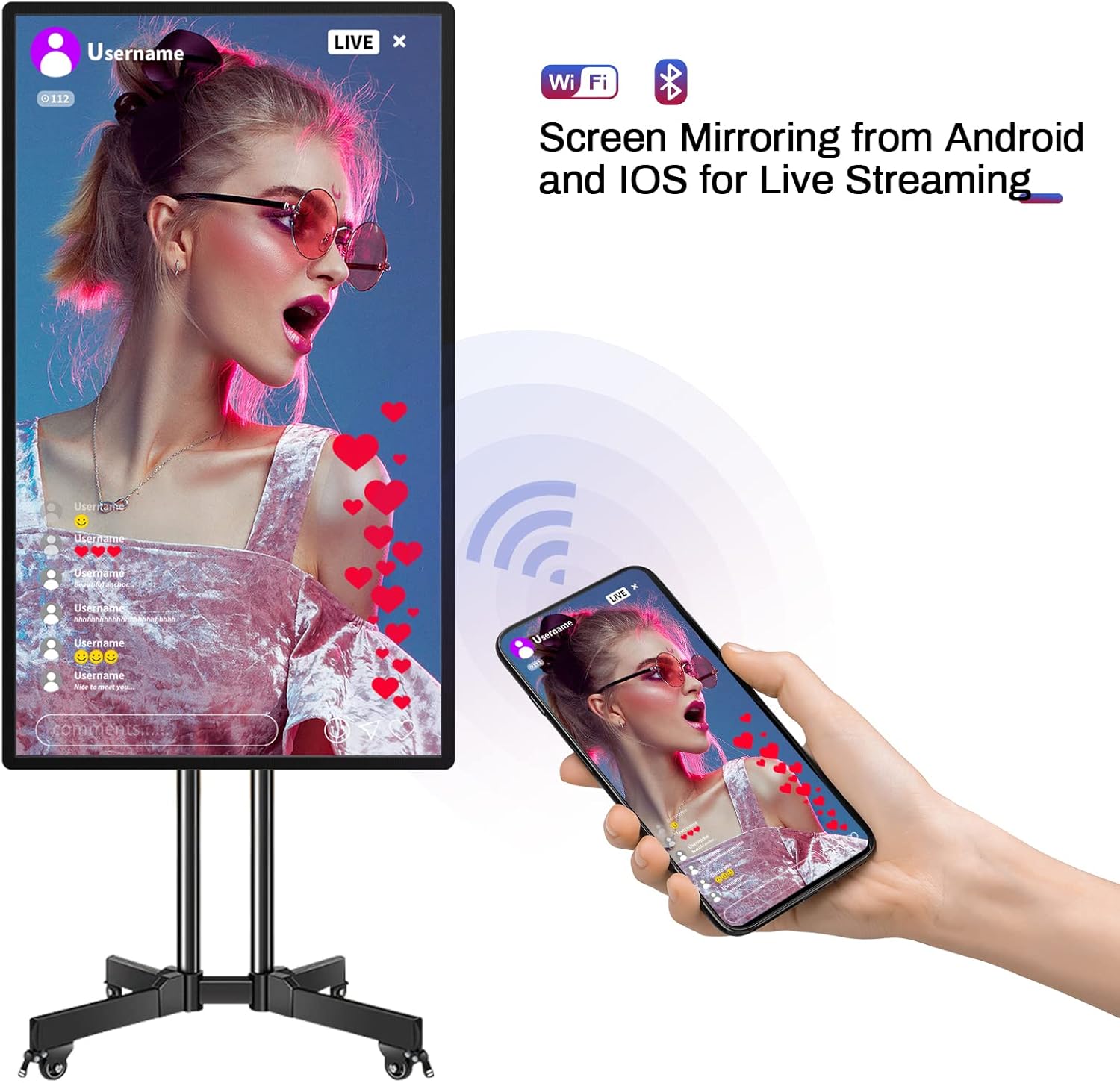 49 Inch Digital Whiteboard for Classroom with Screen Mirroring V764289